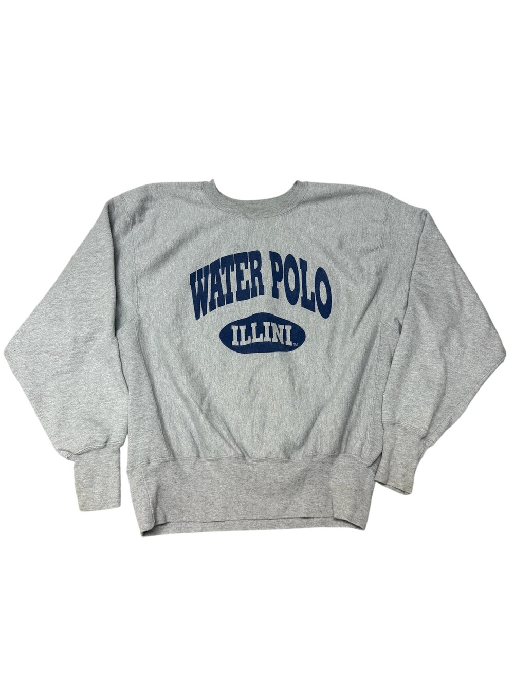 Vintage university of Illinois Sweatshirt Water Polo Champion Reverse Weave y2k